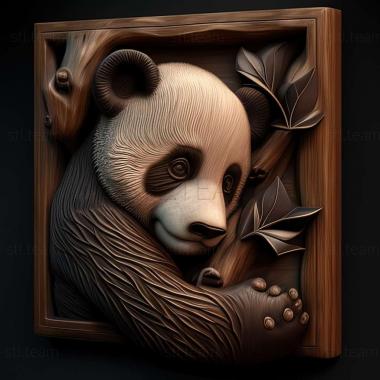 3D model Little panda (STL)